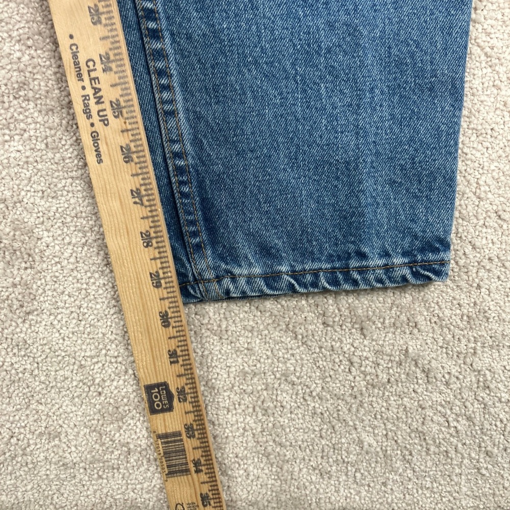 Vintage Levi Mens 36x30 (Fit 32x30) 550 Relaxed Tapered Jeans Blue Made USA 90's - Picture 5 of 10